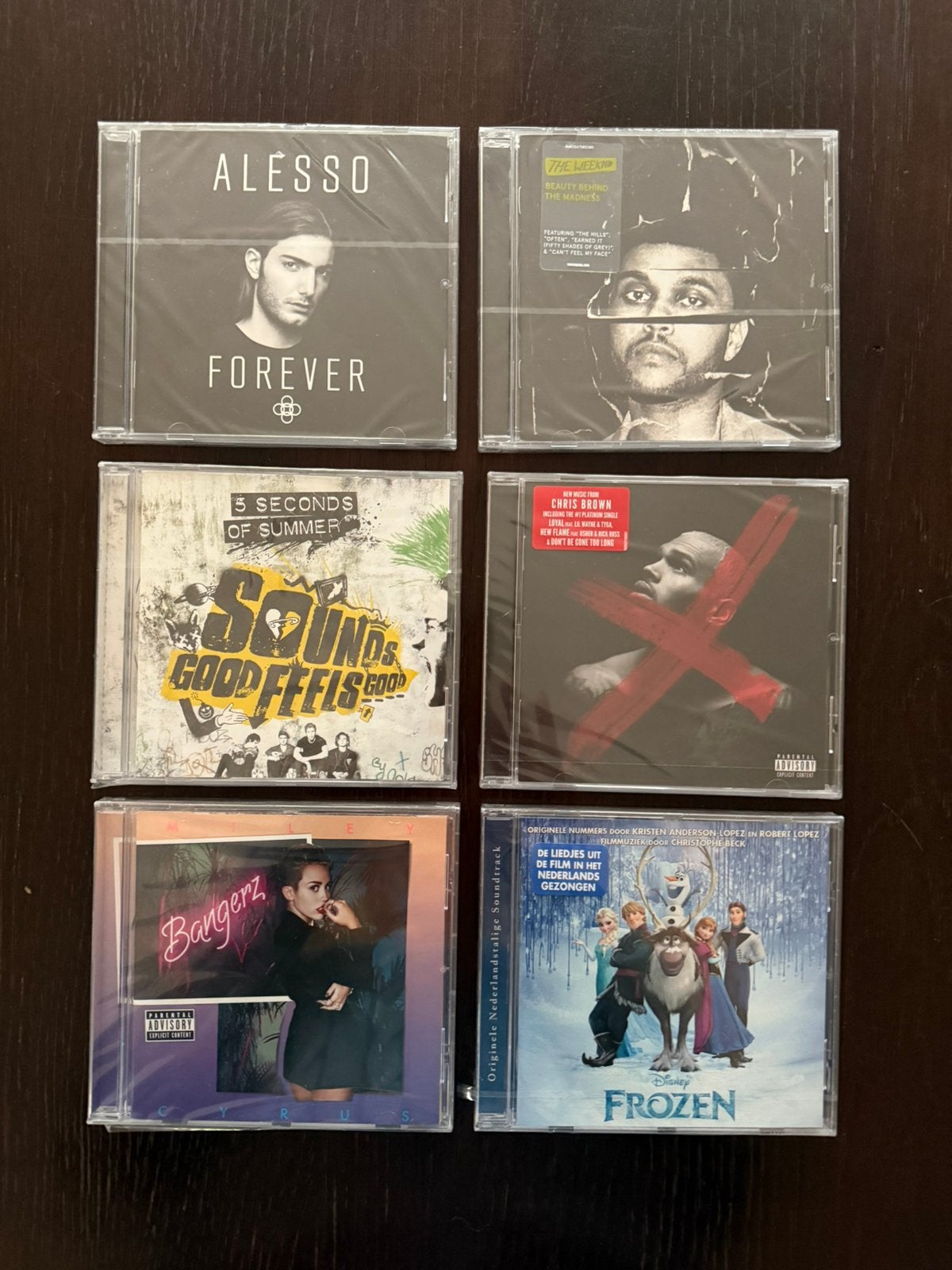 6 nieuwe CD’s: The weekend, Frozen, 5SOS, Miley Cyrus, Ophalen of Verzenden, Nieuw in verpakking, Pop