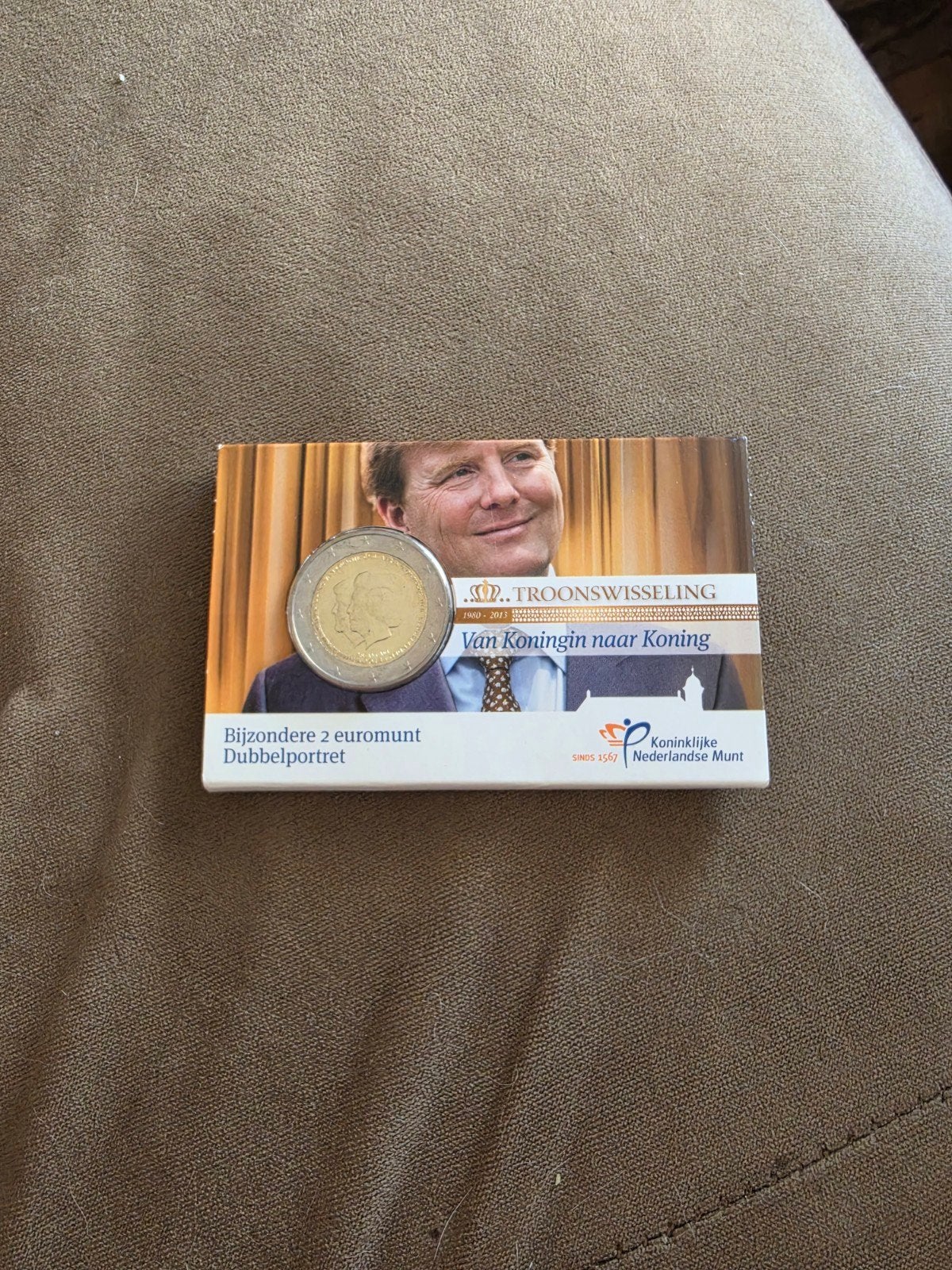 Bijzondere 2 euromunt Troonswisseling Dubbelportret, Ophalen of Verzenden, Overige landen, 2 euro, Losse munt
