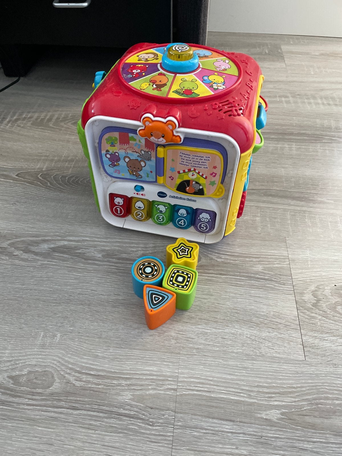 VTech Baby Speelkubus met vormpjes, Kinderen en Baby's, Speelgoed | Babyspeelgoed, Ophalen of Verzenden, Gebruikt, Overige typen