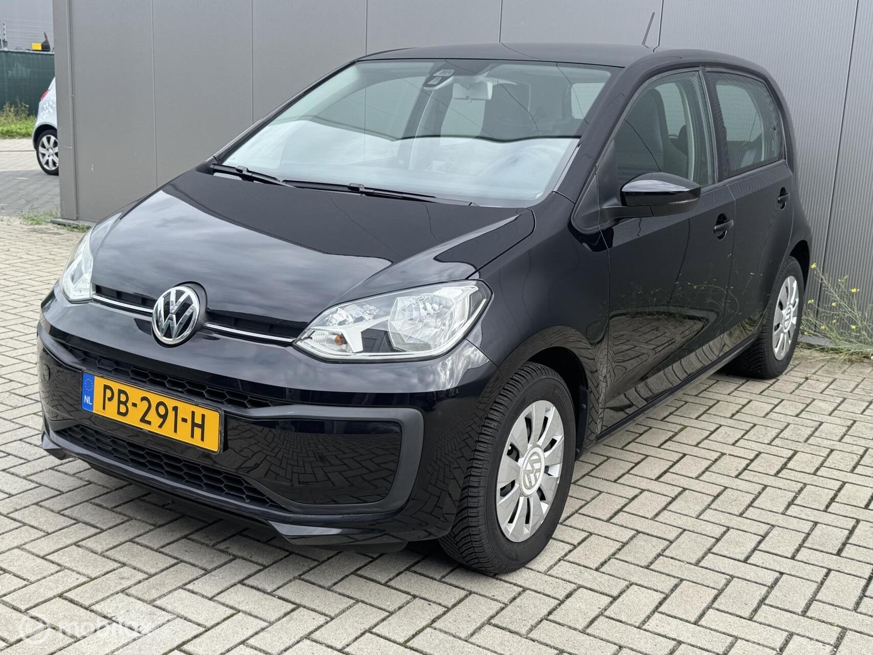 Volkswagen Up! 1.0 BMT move up! Airco, NAP, Goed onderhouden, Auto's, Stof, Gebruikt, Zwart, Origineel Nederlands