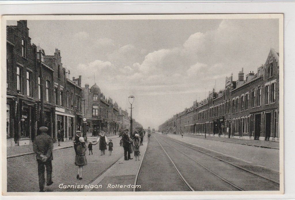Rotterdam Carnisselaan, Verzamelen, Ophalen of Verzenden, 1920 tot 1940, Gelopen, Zuid-Holland