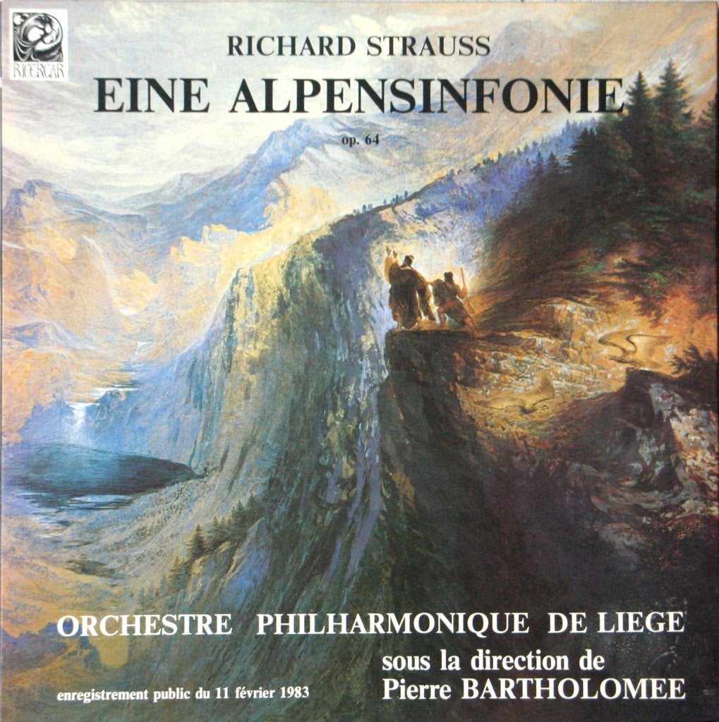 R. Strauss - Eine Alpensinfonie - Pierre Bartholomée (1983), Cd's en Dvd's, Vinyl | Klassiek, Zo goed als nieuw, LP, Orkest of Ballet