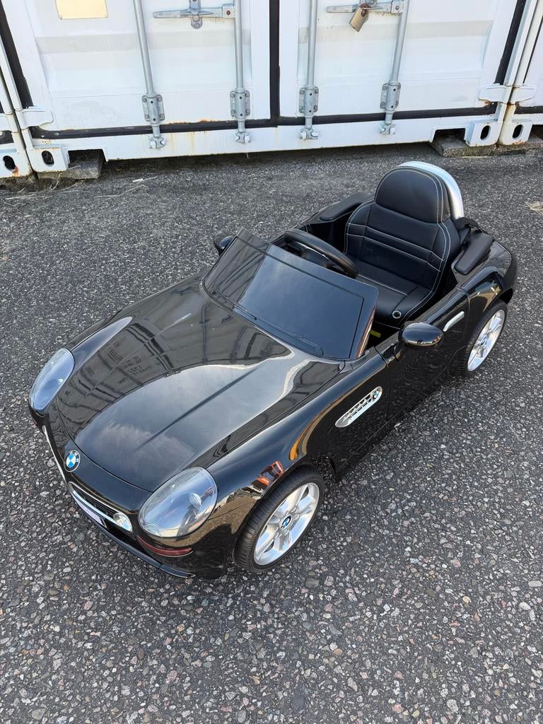 Elektrische kinderauto BMW Z8 - Zwart, Ophalen of Verzenden, Gebruikt, Afstandsbediening