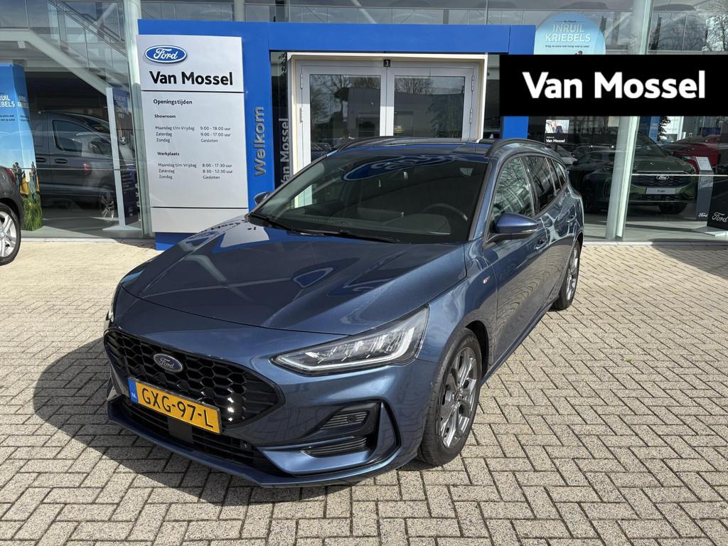 Ford Focus Wagon 1.0 EcoBoost Hybrid ST Line X | Automaat |, Auto's, Ford, 12 maanden, Stof, Gebruikt, Blauw