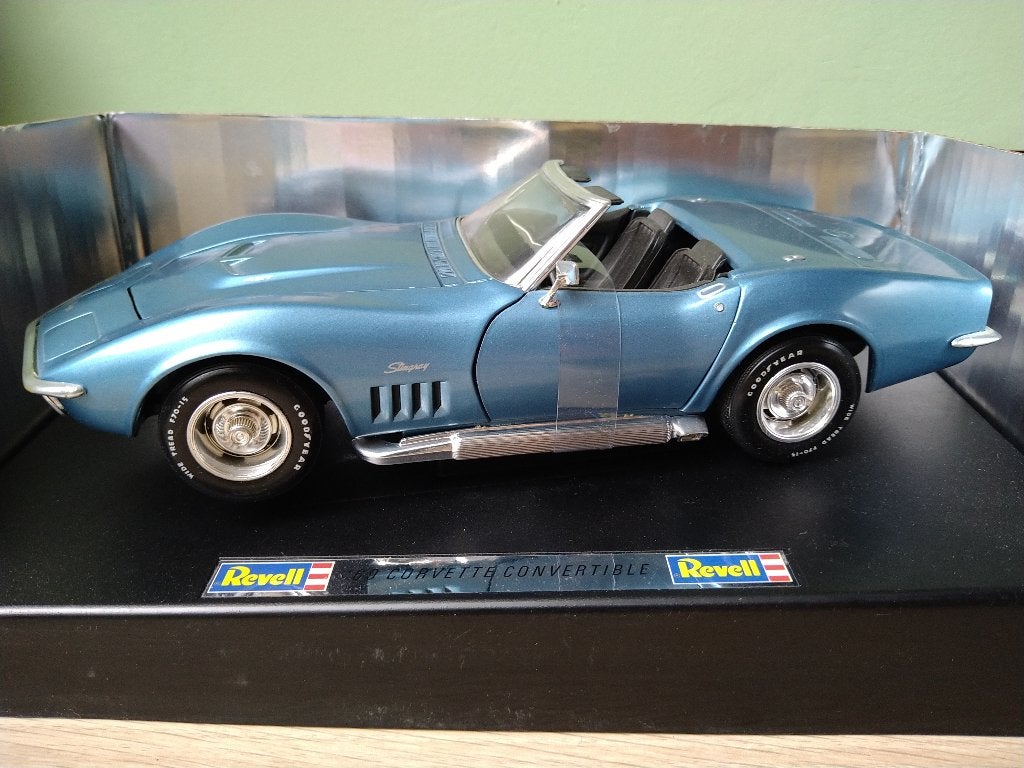 1969 Chevrolet Corvette Convertible Revell 1:18 Box, Ophalen of Verzenden, Nieuw, Auto, Revell