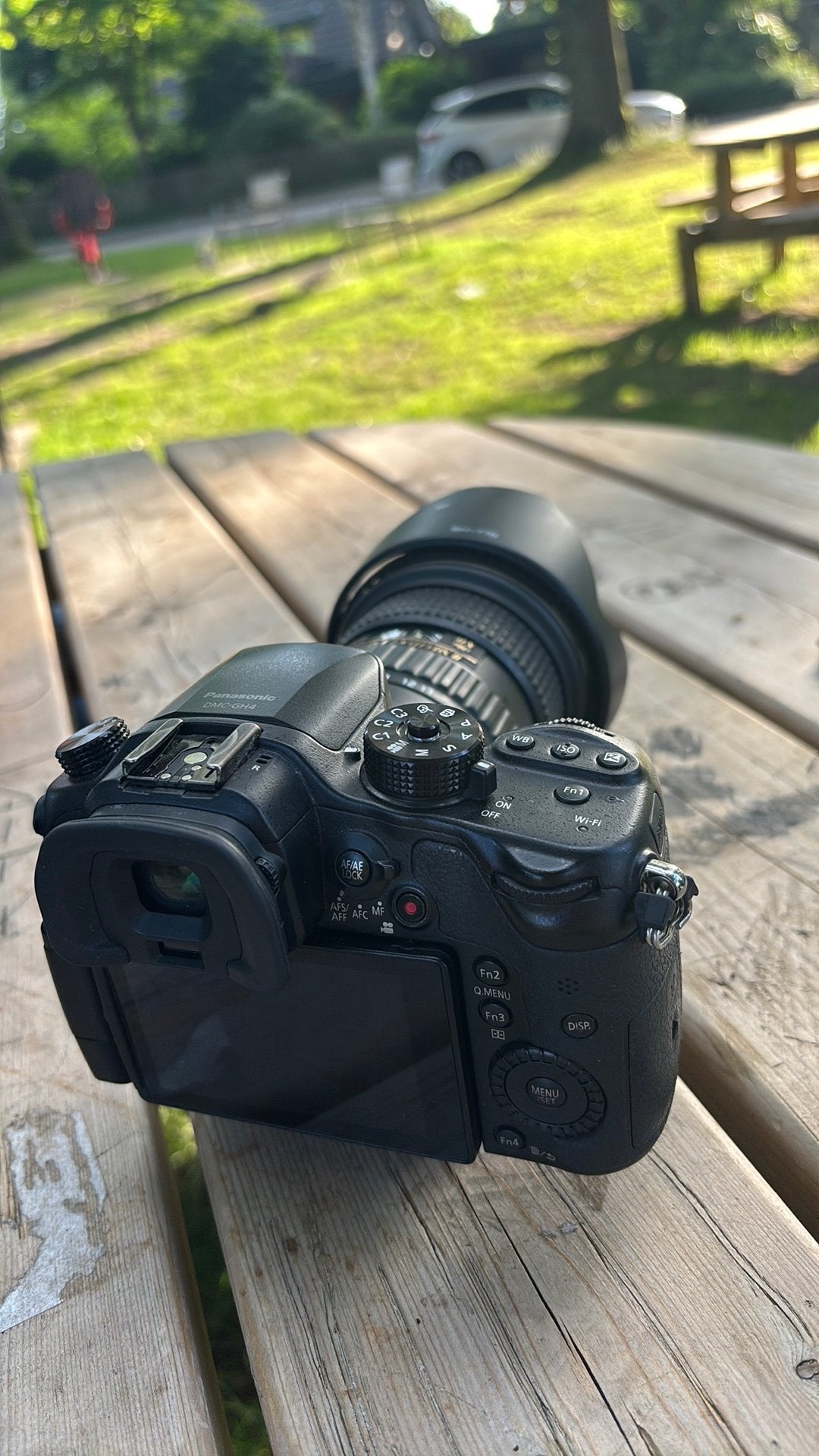 Lumix camera 2014 met tokina lens en dec opzet stuk, Ophalen, Zo goed als nieuw, Overige Merken, 8 keer of meer