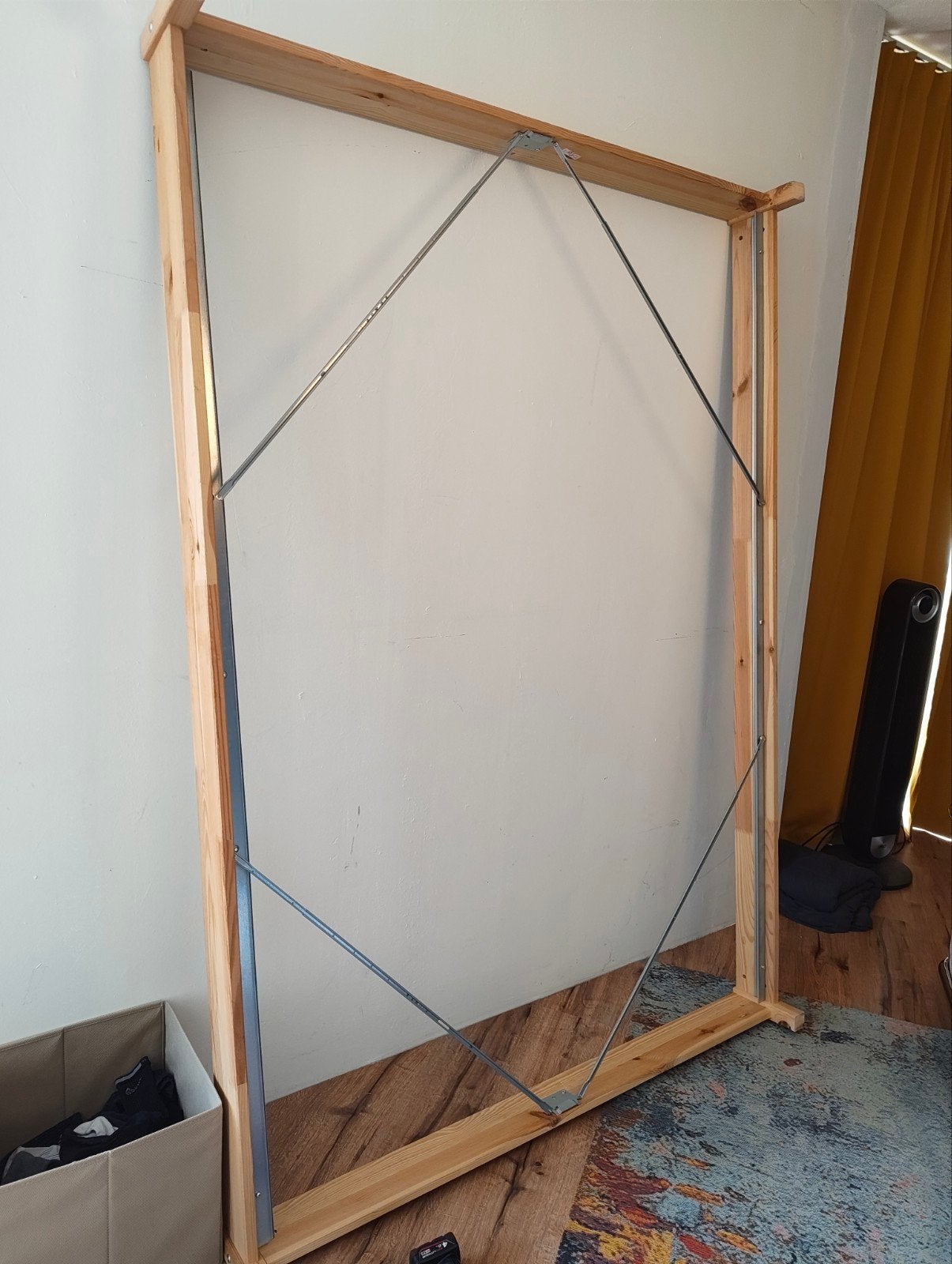 Bedfram Ikea Tarva + lattenbodems gratis, Ophalen, Tweepersoons, 140 cm, 200 cm
