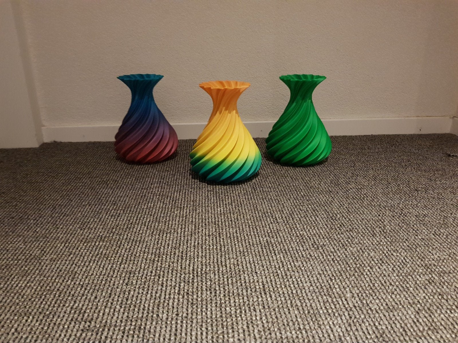 3d geprinte vasen natuur vriendelijk materiaal, Overige materialen, Overige kleuren, Nieuw, Ophalen of Verzenden