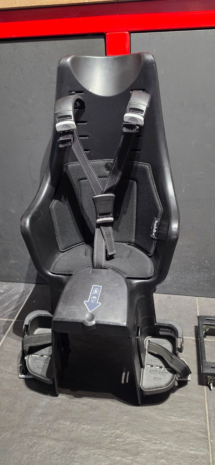 Bobike fietsstoeltje achterop - Zwart, Achterzitje, Ophalen of Verzenden, 9 t/m 36 kg, Bobike