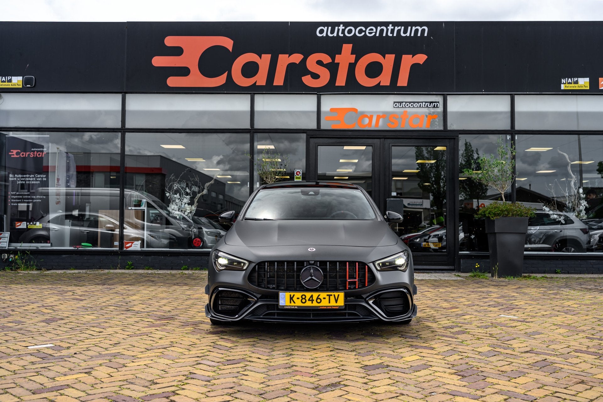 Mercedes-Benz CLA-klasse AMG 45 S 4MATIC+ Premium Plus|PANO|, Auto's, Automaat, Gebruikt, Euro 6, 4 cilinders