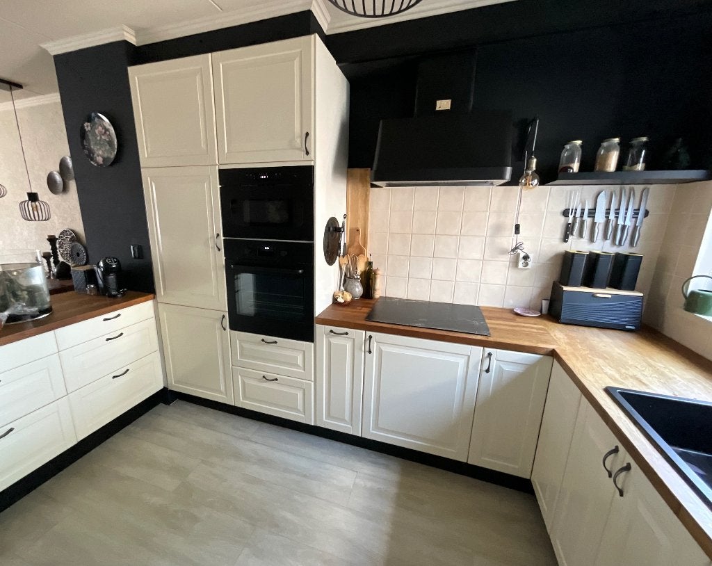 Ikea faktum keuken, Ophalen, Gebruikt, Hoekkeuken, Hout