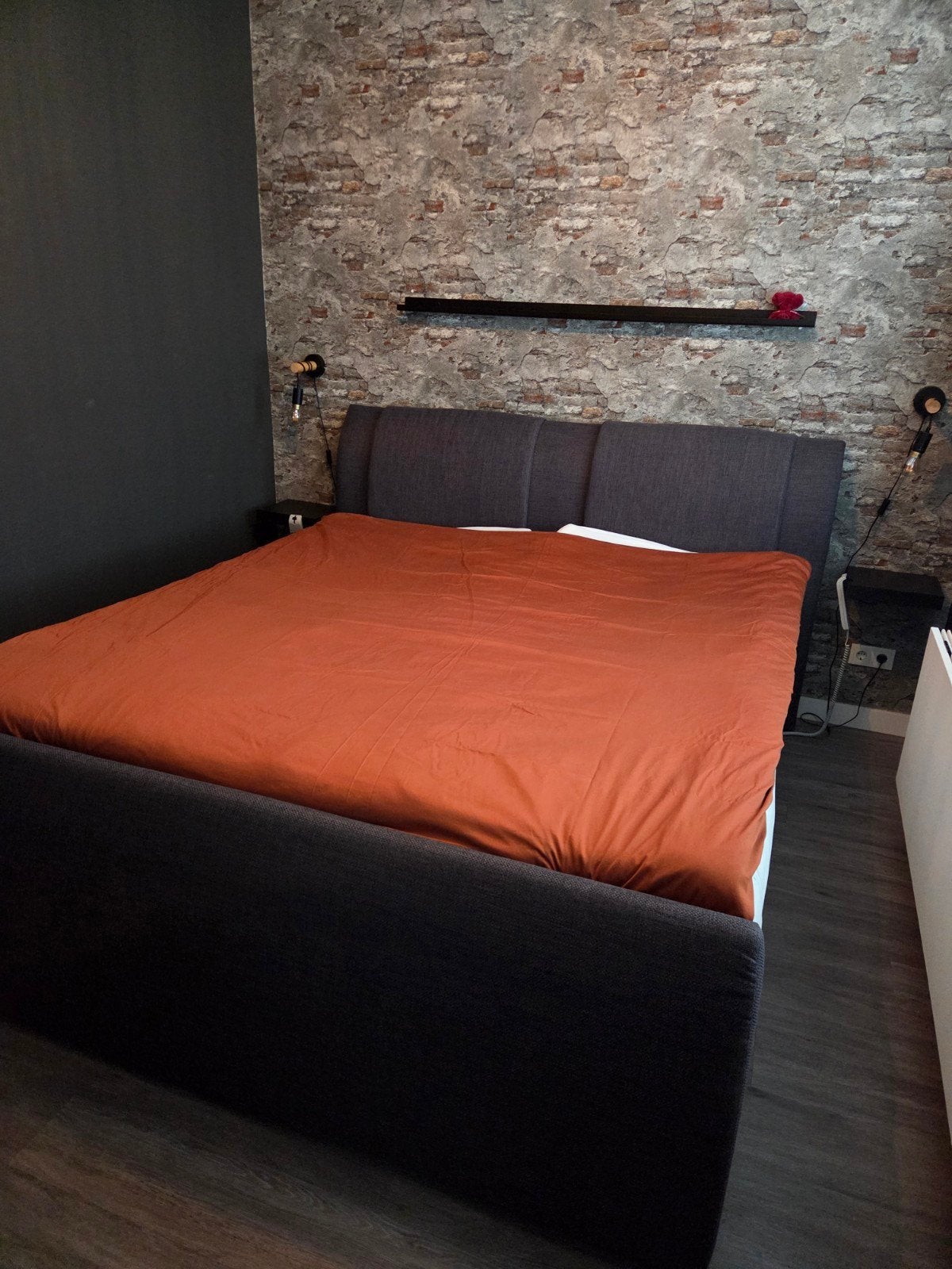 Elektronisch Boxspringbed, Ophalen, Tweepersoons, 180 cm, 200 cm