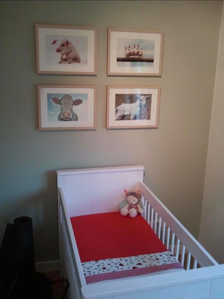 Bopita babykamer (bed, kast, commode, kapstok), Kinderen en Baby's, Kinderkamer | Complete kinderkamers, Ophalen, Gebruikt, Jongetje of Meisje