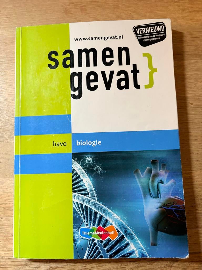 Samengevat & Examenbundel Biologie & Scheikunde HAVO, Ophalen of Verzenden, Gelezen, HAVO, Biologie