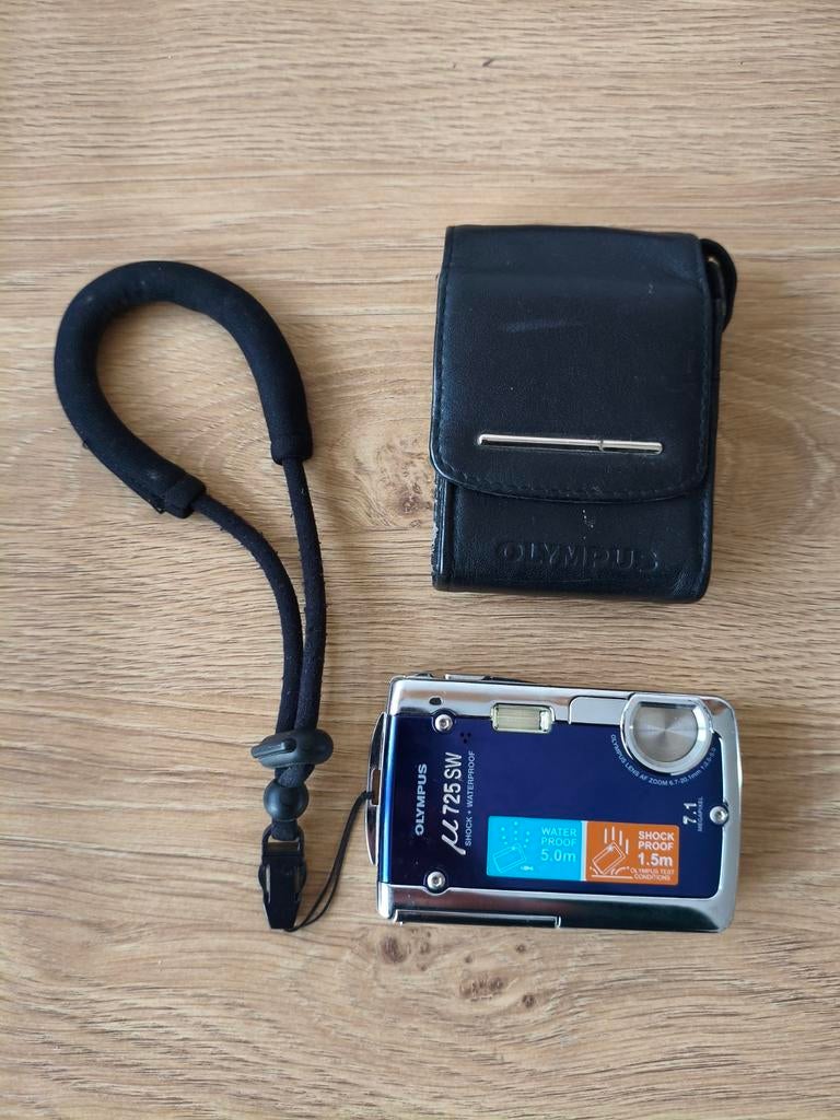 Olympus mju 725 SW digitale camera (zonder toebehoren), Audio, Tv en Foto, Fotocamera's Digitaal, Gebruikt, Compact, Ophalen of Verzenden