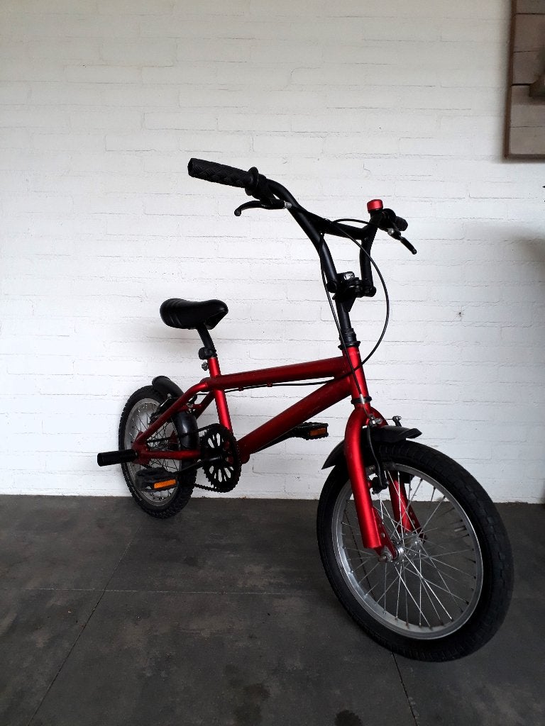 BMX jongensfiets Crossfiets 16 inch ., Ophalen, BMX, Staal, Velgrem