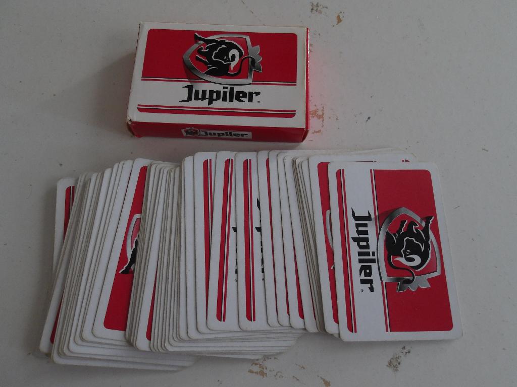 Jupiler bier speelkaarten (nr.1)  55-krt., Ophalen of Verzenden, Nieuw, Overige typen, Jupiler