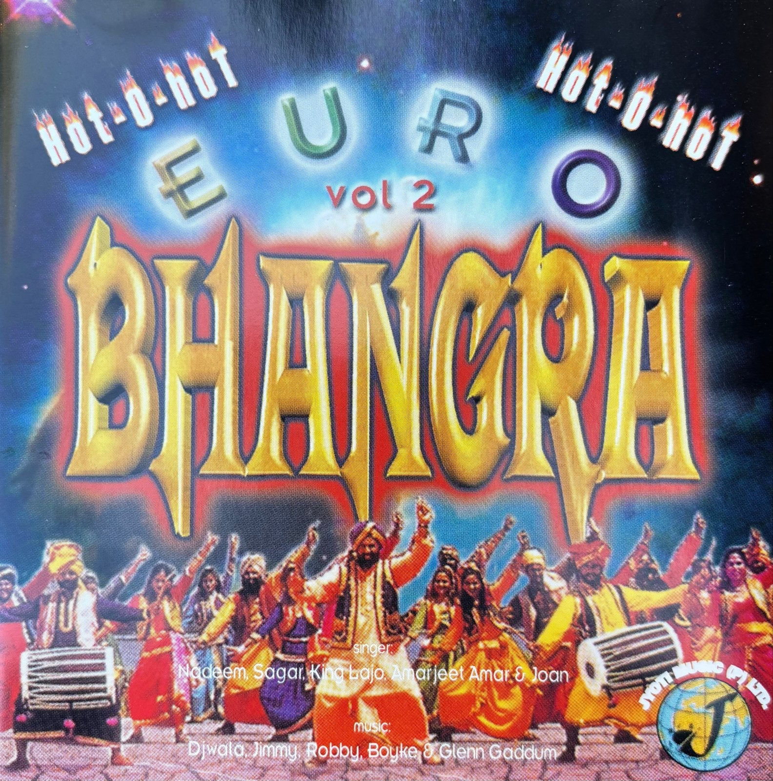 Hot-O-Hot Euro Bhangra Vol 2 / CD - Indiase dansmuziek, Verzenden, Gebruikt, Album