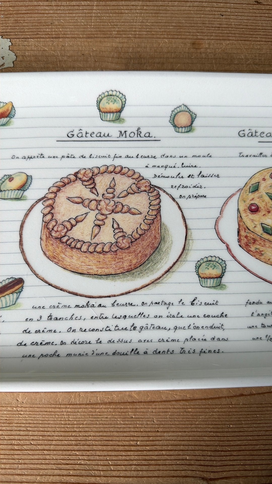 Gien DESSERT GOURMANDS, Ophalen of Verzenden, Glas, Overige stijlen, Overige typen