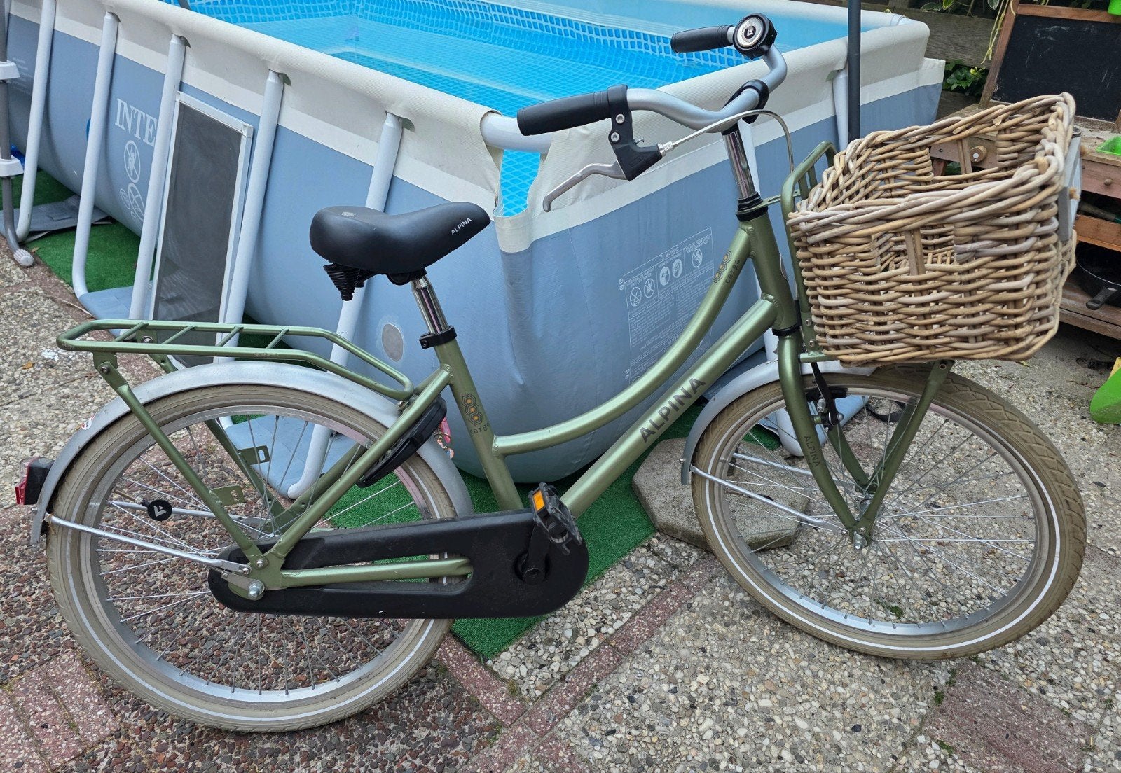 Alpina fiets 22 inch heel netjes!, Fietsen en Brommers, Fietsen | Meisjes, Terugtraprem, 22 inch, Gebruikt, Alpina