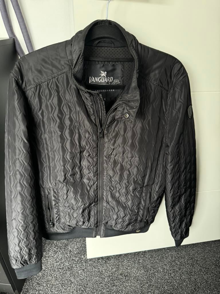Vanguard jas lente /herfst kleur zwart maat M, Kleding | Heren, Ophalen of Verzenden, Zo goed als nieuw, Zwart