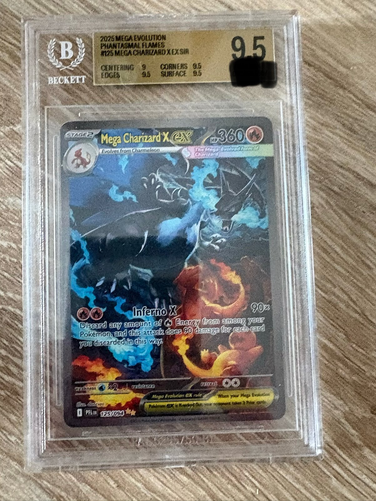 Mega Charizard X Ex BGS 9,5
