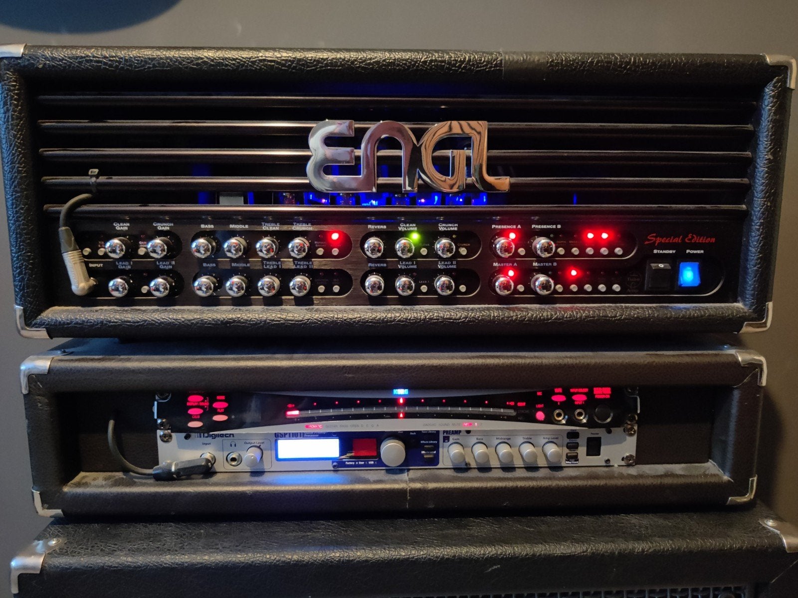 ENGL Stack: E670 SE EL34 Head + E212VH 2x12 cabinet, Ophalen, Gebruikt, Gitaar, 100 watt of meer