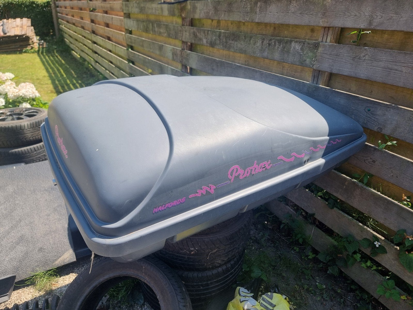 Compacte dakkoffer 120x85x37cm met sleutels en beugels, Ophalen, Gebruikt