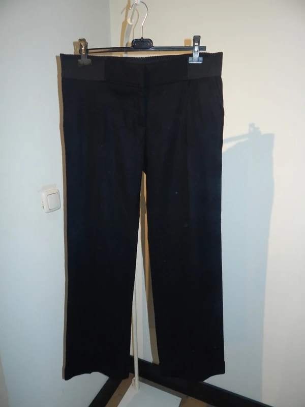 Dolce & Gabbana zwarte deels wollen broek met cashmere I46