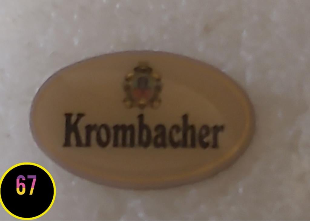 Krombacher pin, Verzenden