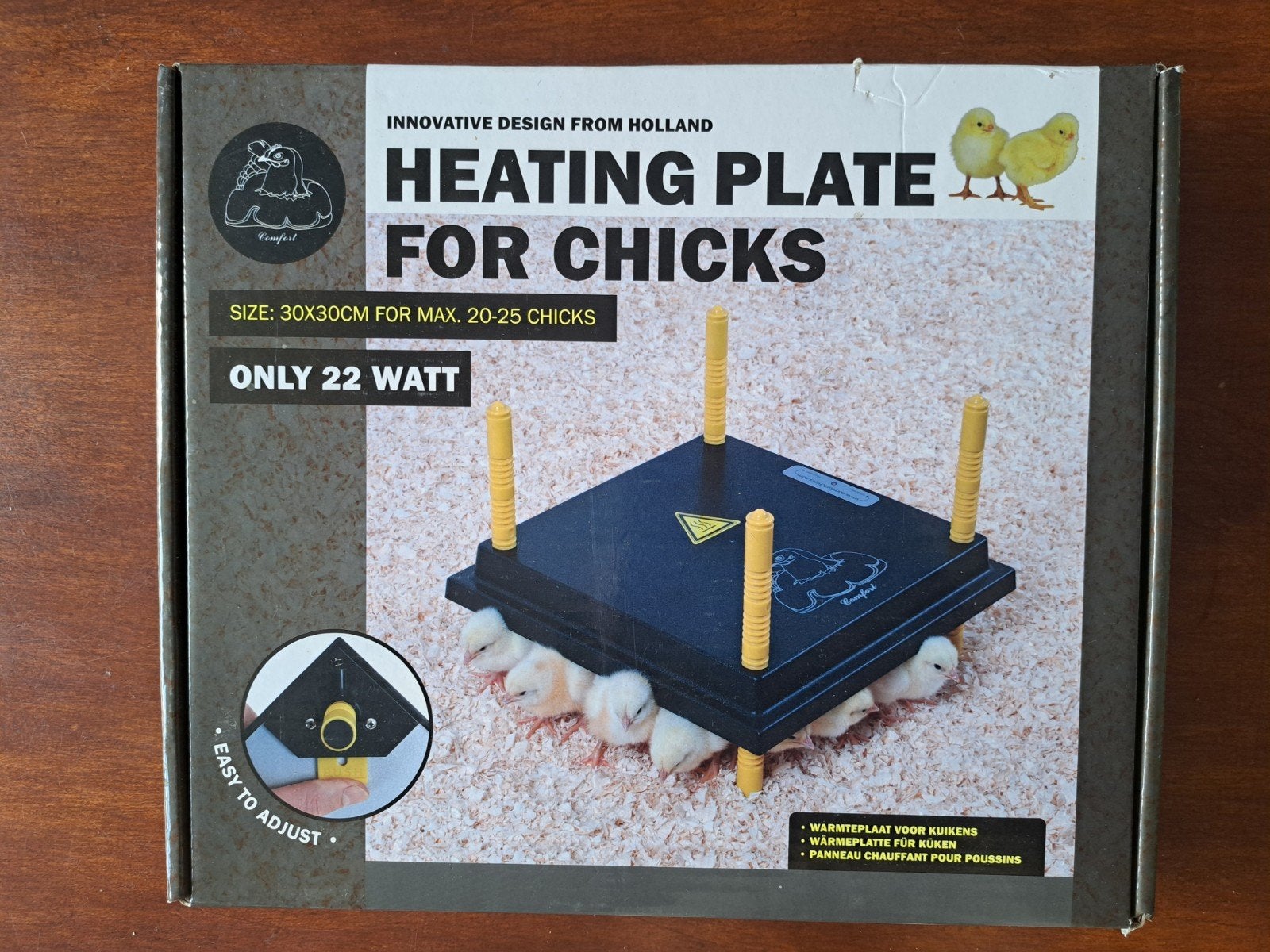 Comfort warmteplaat 30x30cm wp30, Dieren en Toebehoren, Pluimvee | Toebehoren, Ophalen of Verzenden