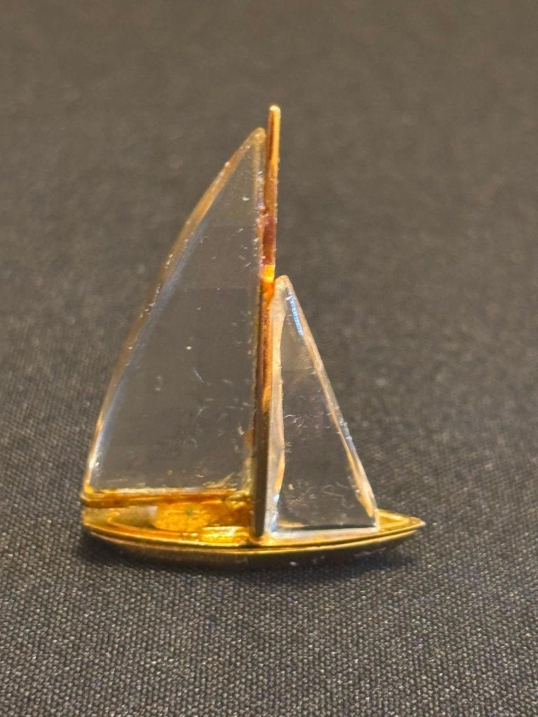 Swarovski zeilboot | Origineel | Vintage kristal, Verzamelen, Swarovski, Ophalen of Verzenden, Zo goed als nieuw, Figuurtje