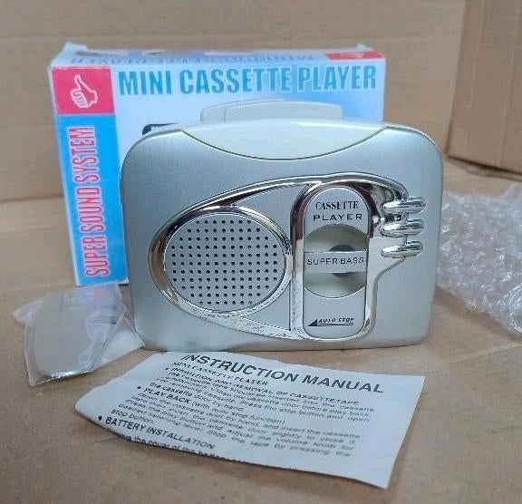 walkman cassette speler met speakertje of headphone, Ophalen of Verzenden, Walkman
