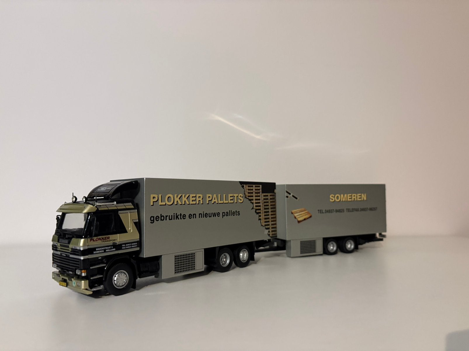 Scania 113m Plokker pallets Tekno, Verzenden, Zo goed als nieuw, Bus of Vrachtwagen, Tekno