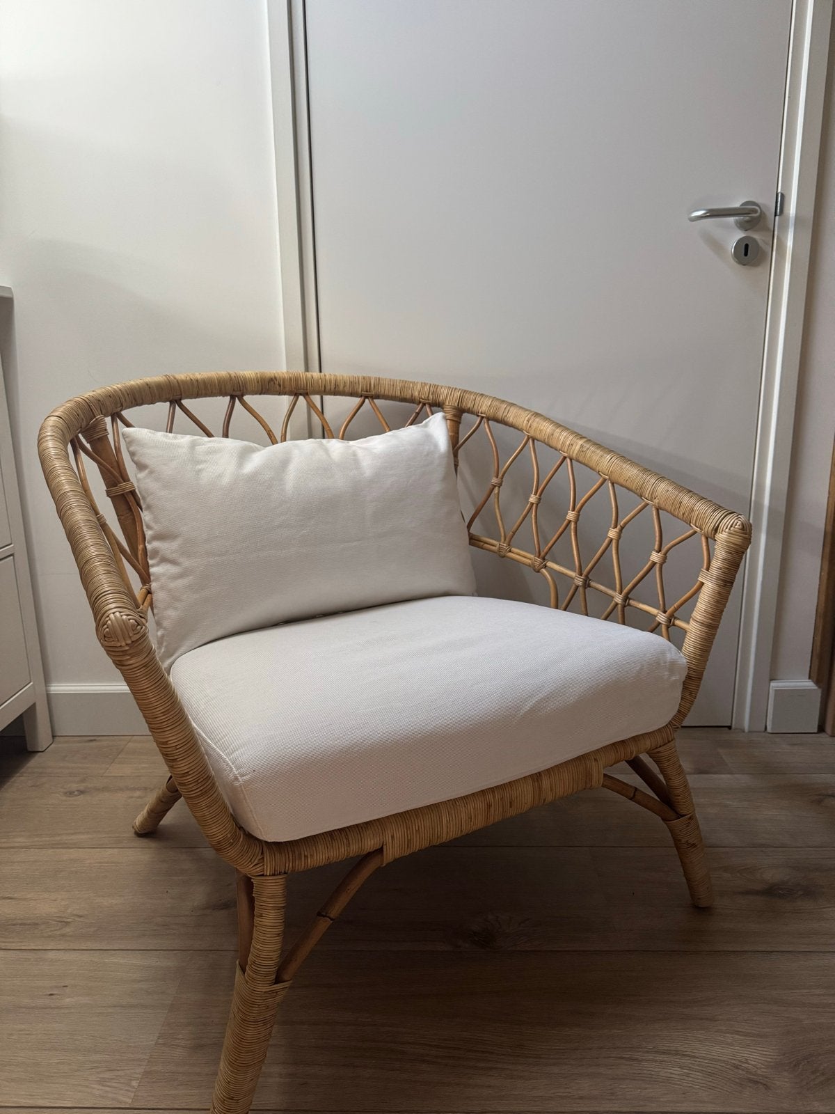 Rotan stoel IKEA - Zo goed als nieuw, Huis en Inrichting, Stoelen, Ophalen, Bruin, Riet of Rotan, Zo goed als nieuw