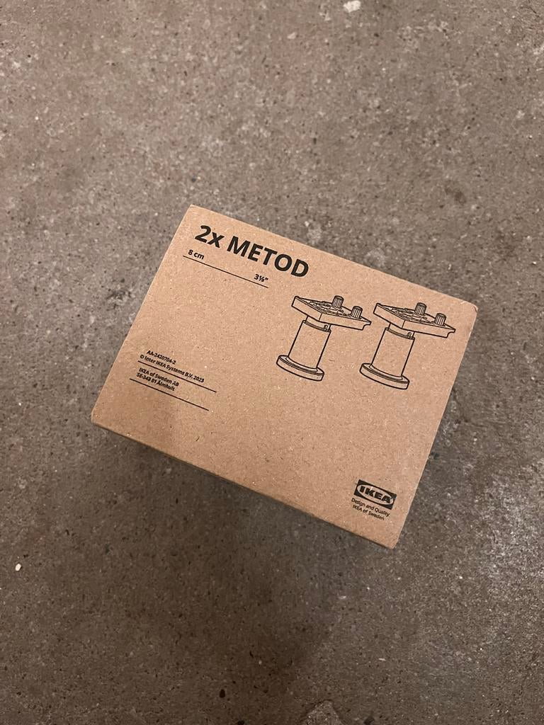IKEA METOD Poten 8 cm - Nieuw in verpakking, Huis en Inrichting, Keuken | Keukenelementen, Ophalen, Minder dan 50 cm, Overige kleuren