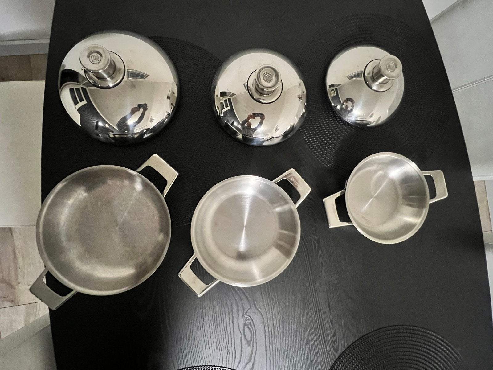 Indutronic Systems Pannenset - RVS, Inductie Geschikt, Pannenset, Ophalen of Verzenden, Zo goed als nieuw, Rvs