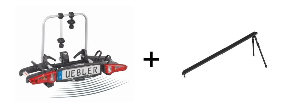 DEAL! Uebler i21 Fietsendrager + Universele Goot - 2x E-bike, Nieuw, Ophalen of Verzenden, Brede banden, 2 fietsen
