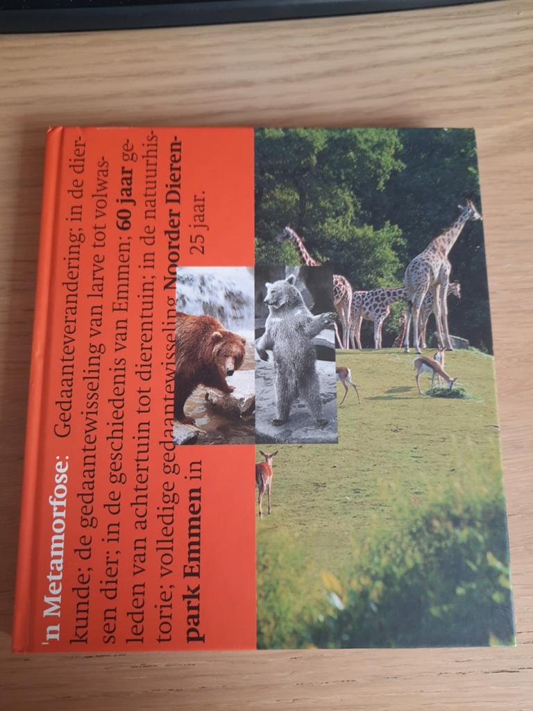 Metamorfose: Noorder Dierenpark Emmen 25 jaar, Boeken, Ophalen of Verzenden, Zo goed als nieuw, Onbekend