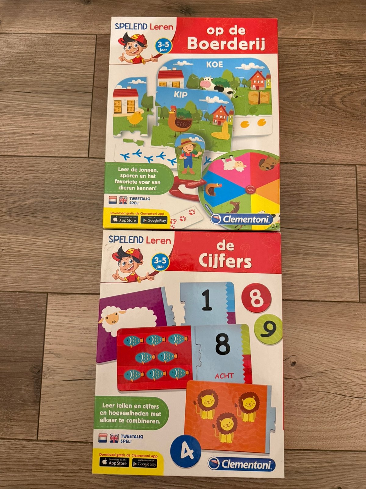 Spelend Leren | Cijfers en op de Boerderij (Clementoni), Ophalen, Zo goed als nieuw, Taal en Lezen