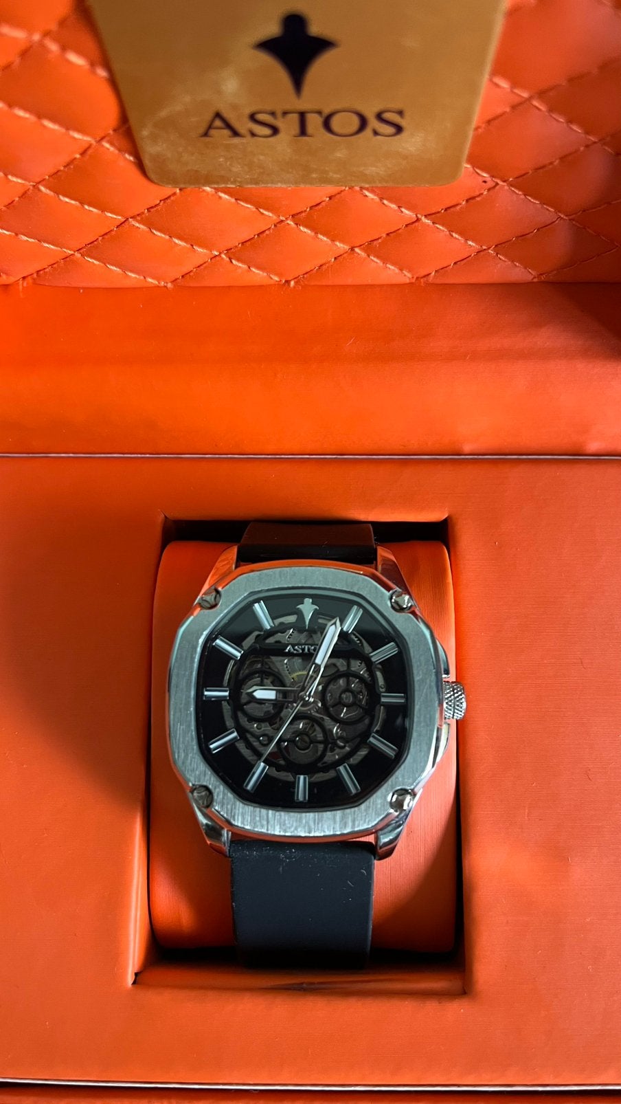 Astos horloge, Overige merken, Polshorloge, Overige materialen, Ophalen of Verzenden