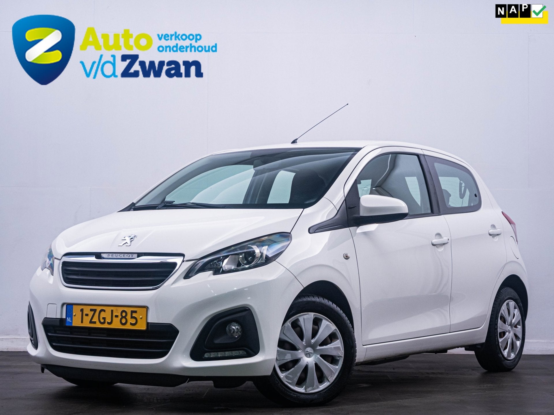 Peugeot 108 1.0 e-VTi 5drs Active Bluetooth & Airco!, Auto's, Euro 5, Stof, Gebruikt, Zwart