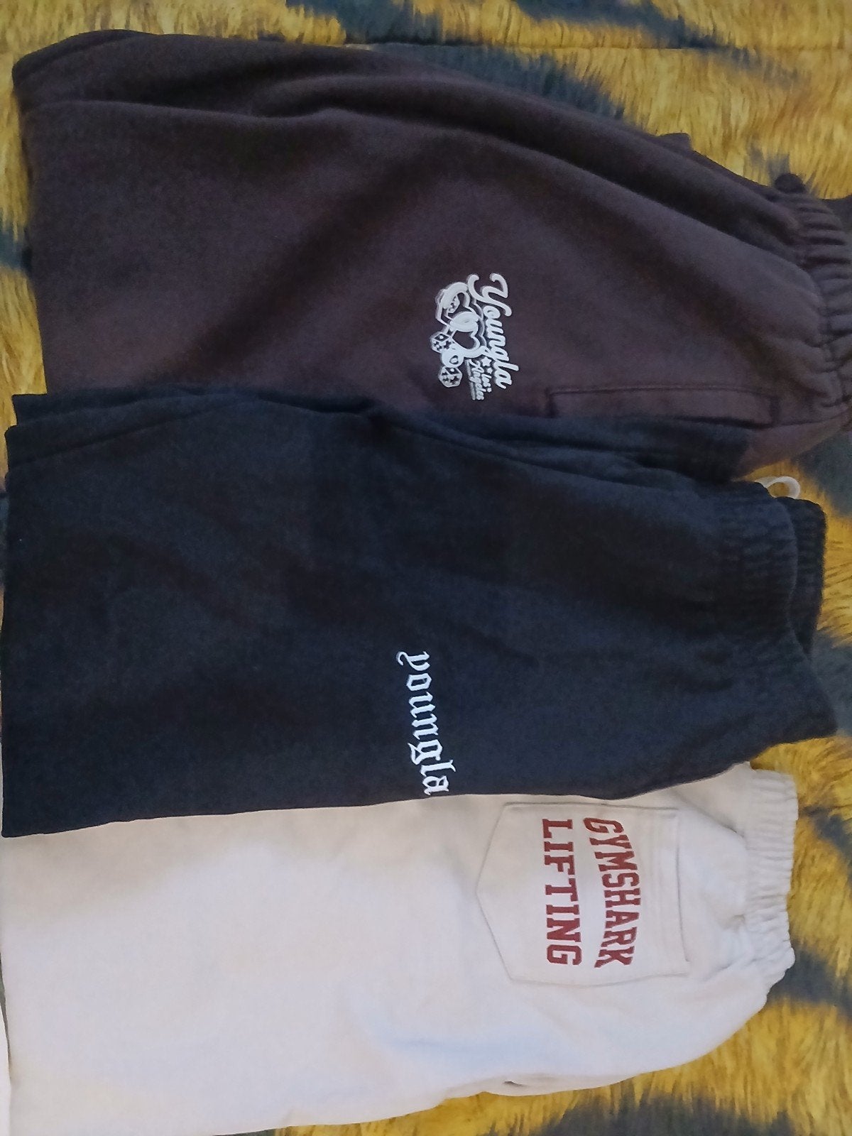 Sportbroeken dames: Youngla en Gymshark, Kleding | Dames, Bruin, Ophalen of Verzenden, Fitness of Aerobics, Maat 36 (S)