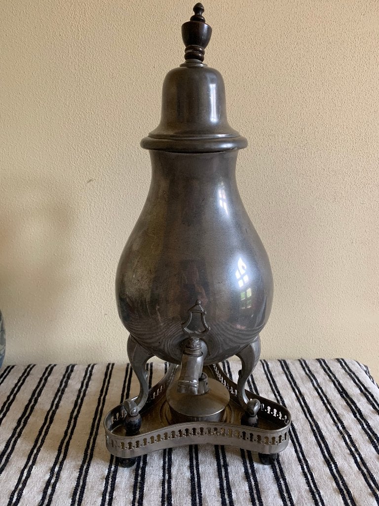 Antieke tinnen kraantjes pot, Ophalen of Verzenden