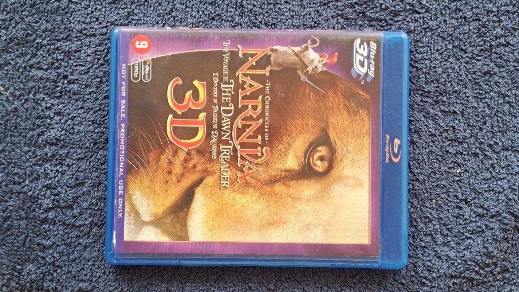 The Chronicles of Narnia deel 3 3D "Blu Ray", Ophalen of Verzenden, Zo goed als nieuw