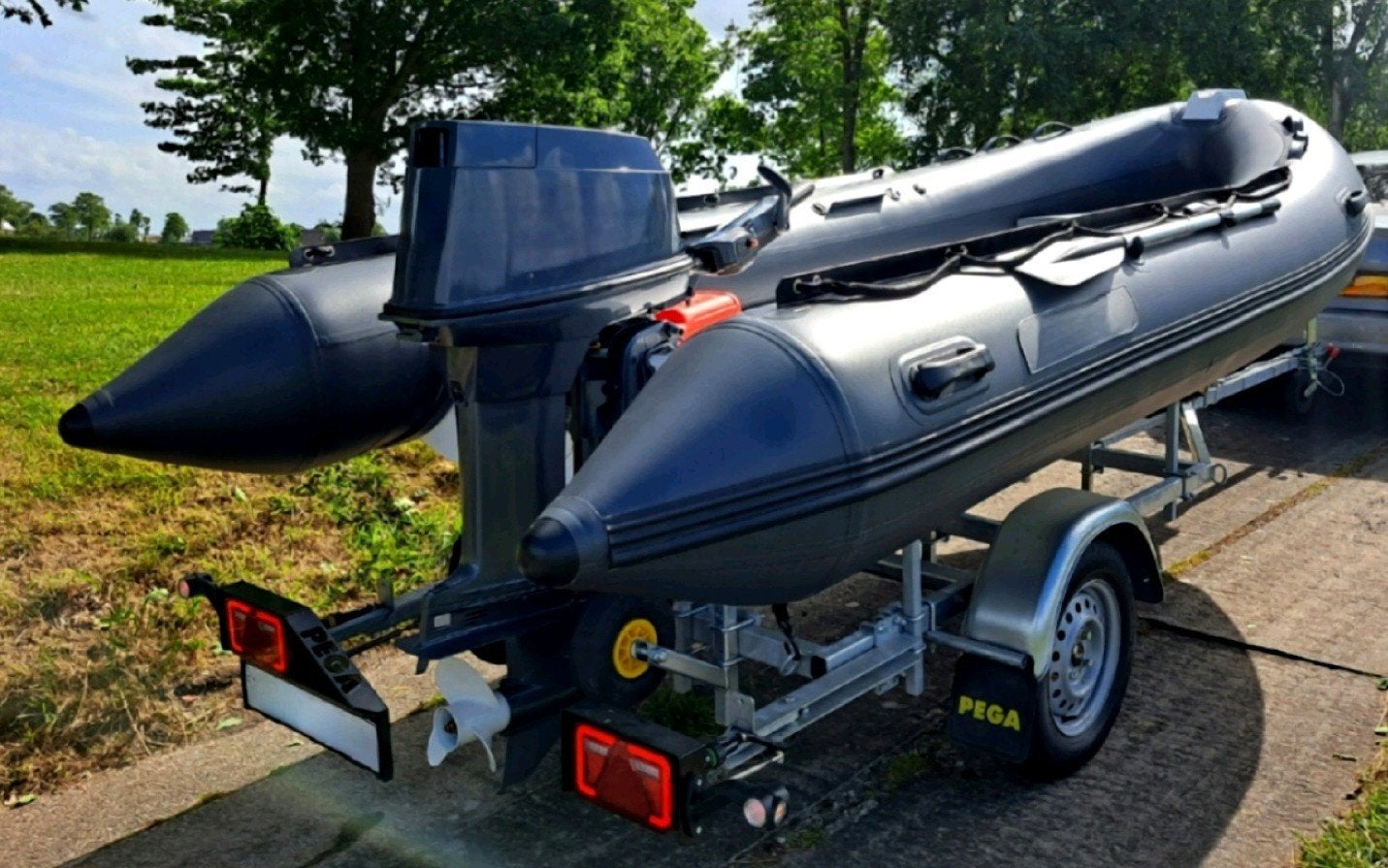 Pega Kanteltrailer Waterdichte LED verlichting, Watersport en Boten, Boottrailers, Minder dan 1500 kg, Overige typen, Kantelbaar