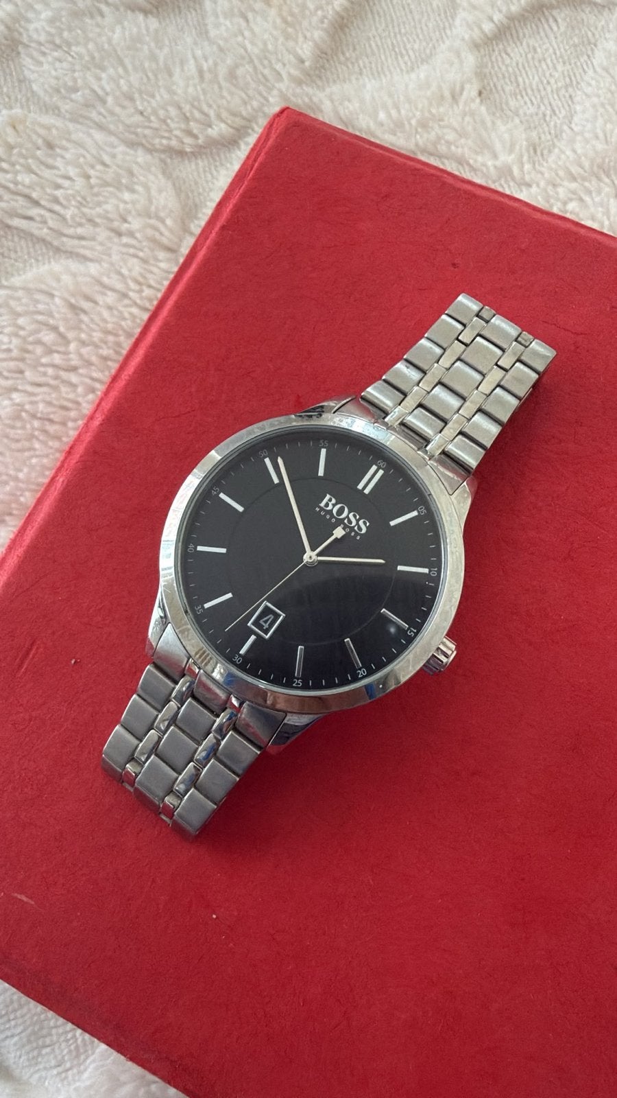 Hugo Boss horloge HB.332.1.14.3109, Overige merken, Staal, Polshorloge, Ophalen of Verzenden