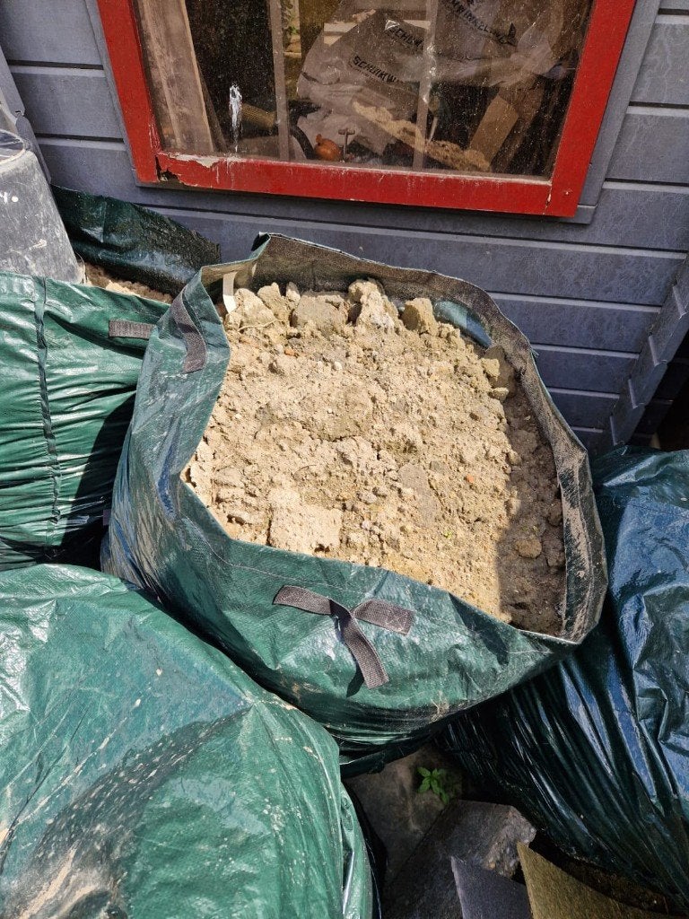 Gratis grond na verbouwing, Tuin en Terras, Aarde en Mest, Ophalen, Tuinaarde