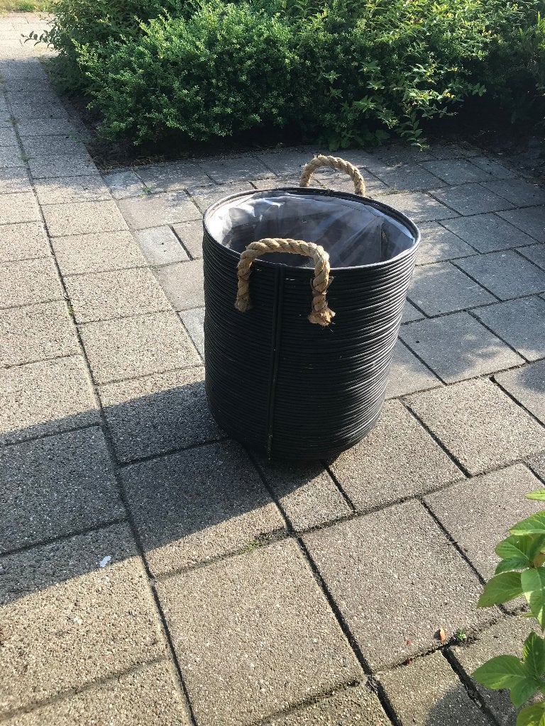 grote bloempot, Ophalen, Kunststof, 40 cm of meer, Rond