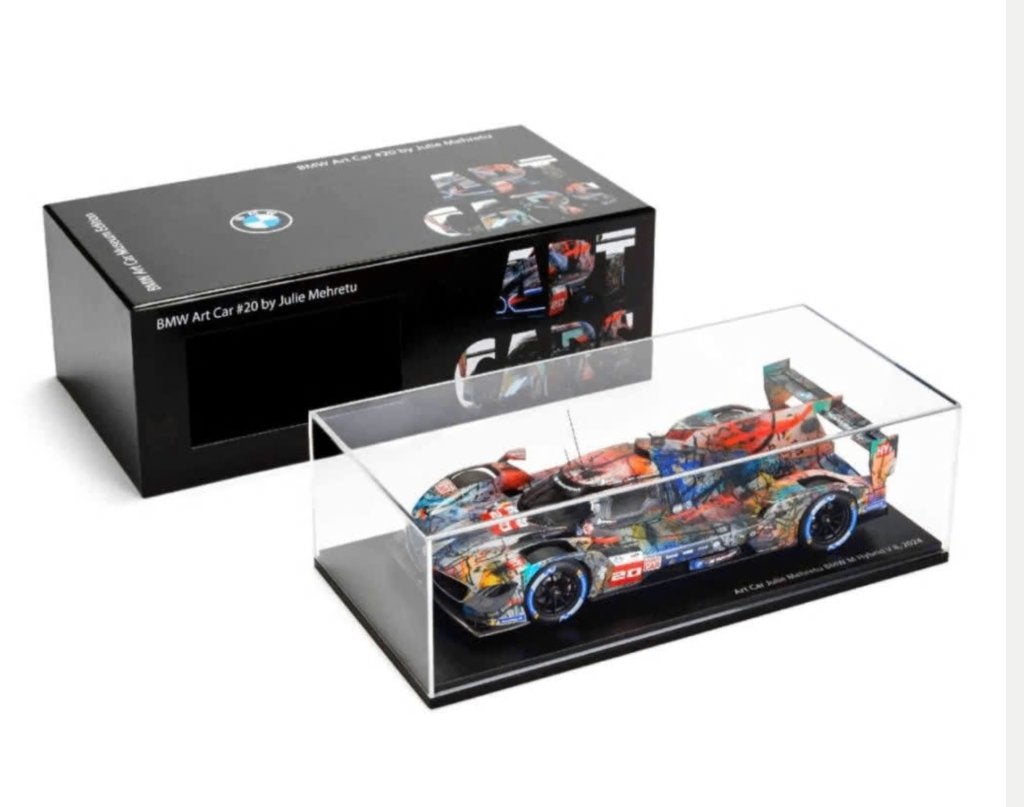 NIEUW BMW M ART CAR LM Hybrid 2024 Mehretu Spark 1:18 WRH, Hobby en Vrije tijd, Modelauto's | 1:18, Verzenden, Nieuw, Auto, Bburago